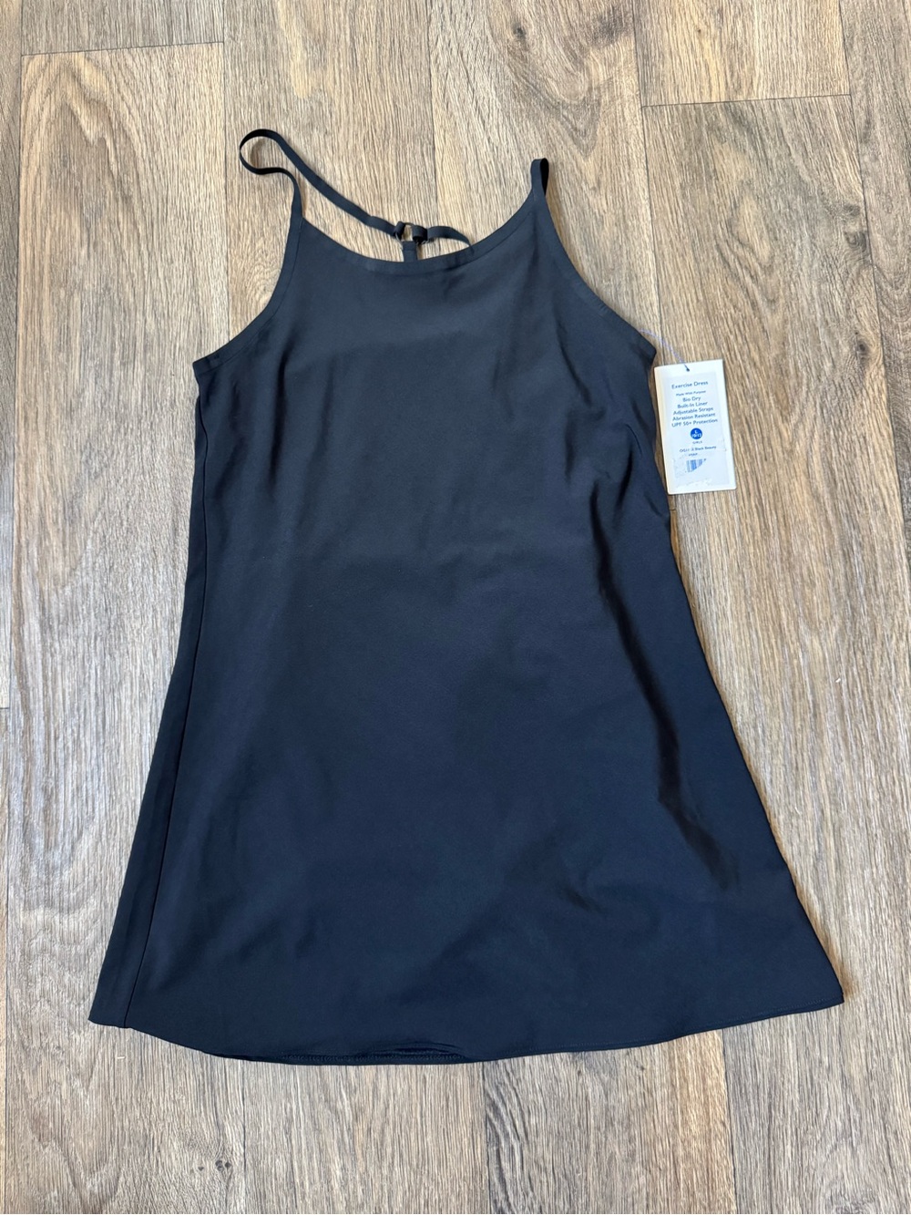 Outdoor Voices Girls Black Exercise Dress Built-In Shorts UPF 50+ L (10-12)